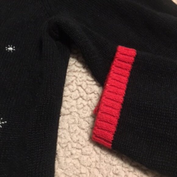 Christopher & Banks Christmas Zip Up Sweater  XL - Picture 12 of 12